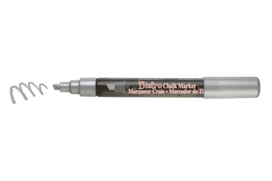 MARVY BISTRO CHALK MARKER SILVER Marvy Bistro - Chalk Marker - 6mm