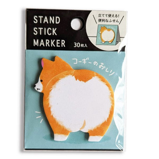 Mind Wave Stationery Mind Wave - Sticky Note Pad - Corgi Butt - Item #54477