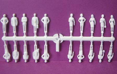 Model Builders Supply Model Building Supplies Model Builders Supply - Standing Figures - 1:400 Scale - Item #PE-32