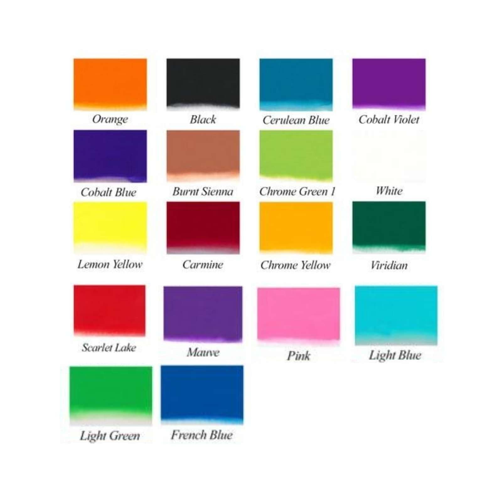 Nicker - Poster Colours - Set of 18 Colours - 40mL Jars – Gwartzman's ...