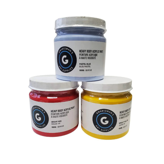 NuArt ACRYLIC PAINT Gwartzman's - NuArt - Acrylic Paints - 1000mL Jars - Series 1