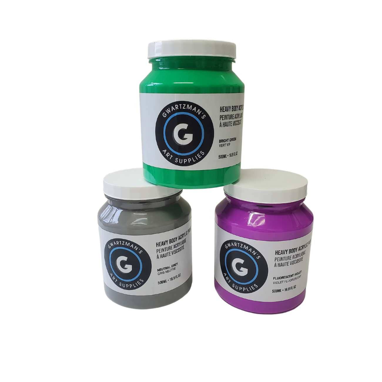 NuArt ACRYLIC PAINT Gwartzman's  NuArt - Acrylic Paints - 500mL Jars - Series 2