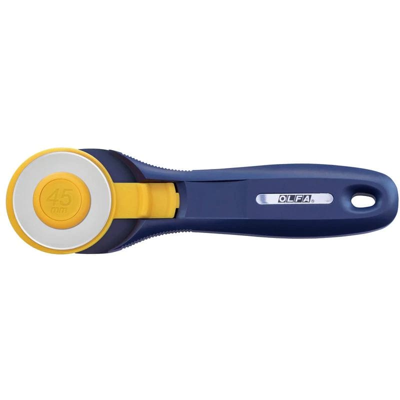 OLFA ROTARY CUTTER Olfa - Rotary Cutter - 45mm Blade - Navy Blue Handle - Item #RTY-2/NBL