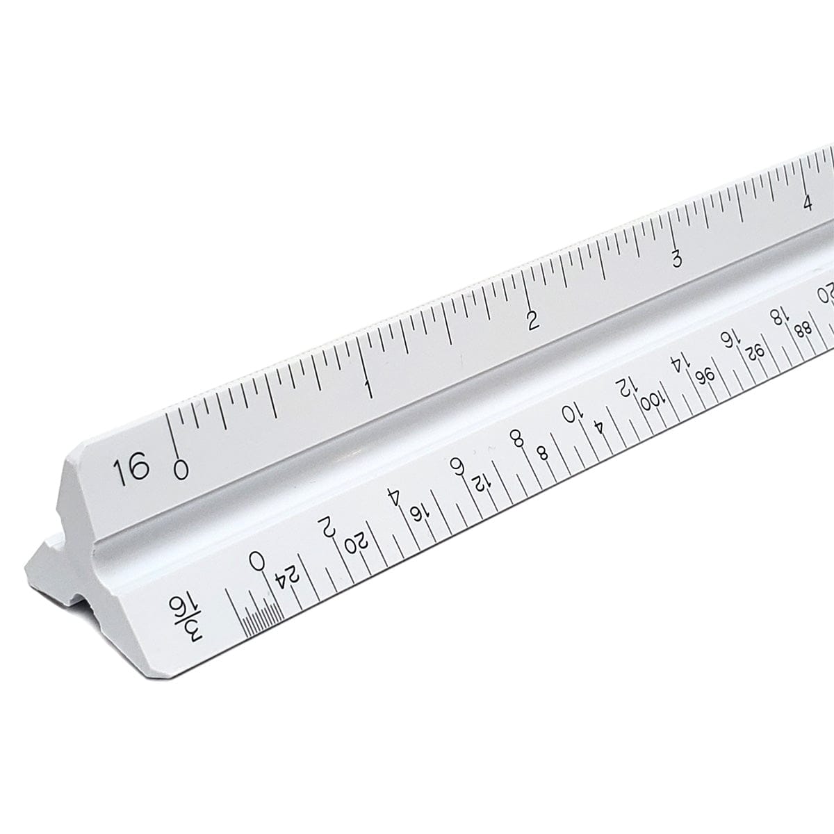 Pacific Arc - Tri-Scale Ruler - Architect Style - 12