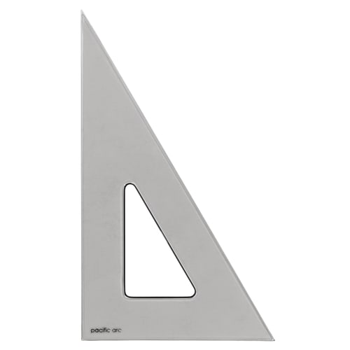 PACIFIC ARC SMOKE TRIANGLE Pacific Arc - 12" Triangle - 30/60 degrees - Item #STS360-12