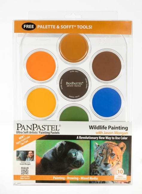 PanPastel PanPastel Set PanPastel - Painting Pastels - 10 Colours & Palette - Wildlife Painting Set - Item #30082