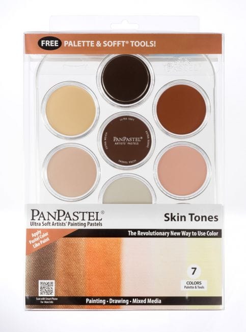 PanPastel PanPastel Set PanPastel - Painting Pastels - 7 Colours & Palette - Skin Tones Set - Item #30081