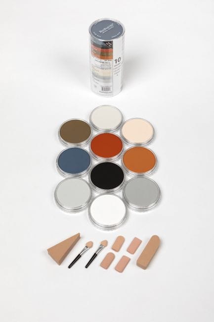 PANPASTEL PanPastel Set PanPastel - Painting Pastels Set - Drawing - 10 Colours - Item #30102