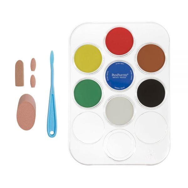 PanPastel PanPastel Set PanPastel - Painting Pastels - Starter Kit - 7 Basic Colours & Palette - Item #30071