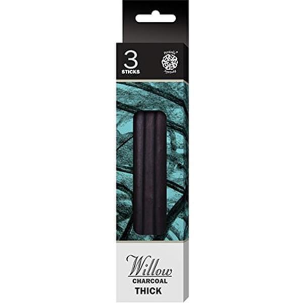 PENTALLIC WILLOW CHARCOAL Pentalic Willow Charcoal Pack of 3 - Thick
