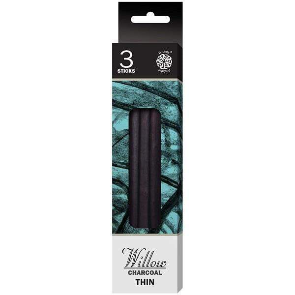 PENTALLIC WILLOW CHARCOAL Pentalic Willow Charcoal Pack of 3 - Thin