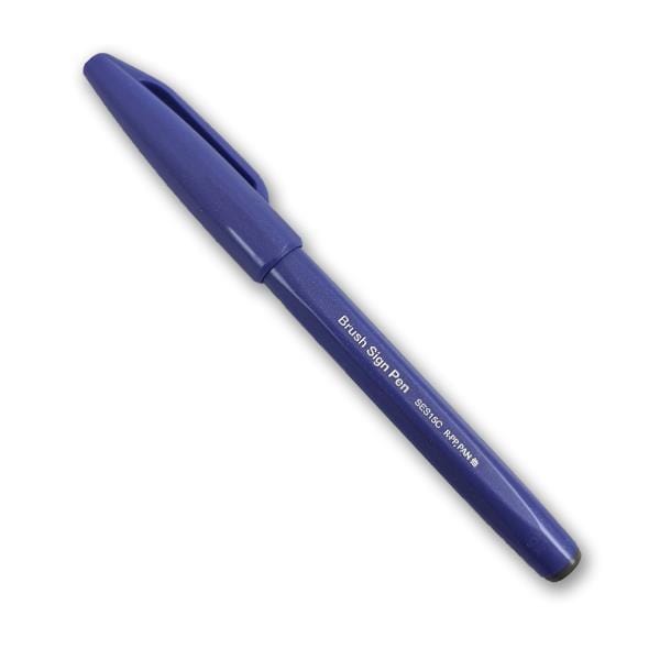 PENTEL BRUSH SIGN PEN Pentel Brush Sign Pen Blue Violet