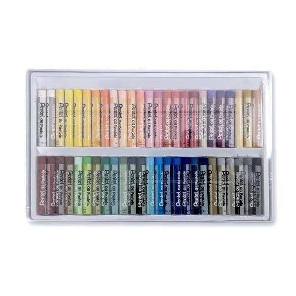 Pentel Arts Oil Pastels, Assorted Colors, Set of 50 