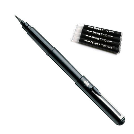 Pentel Arts Pocket Brush Pen, Medium, Black