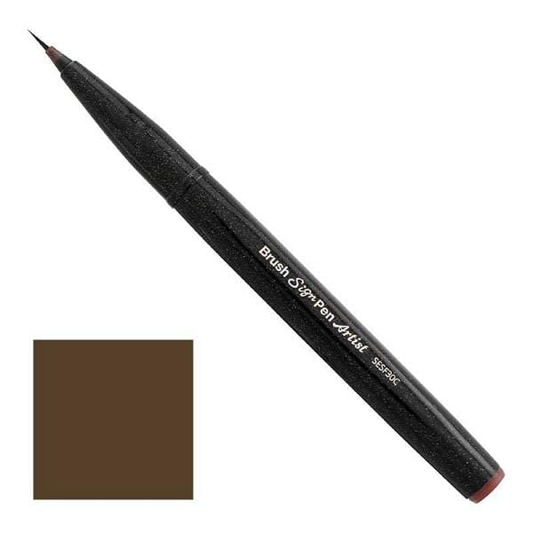 Load image into Gallery viewer, PENTEL SIGN PEN BROWN ARTIST Brush Sign Pen
