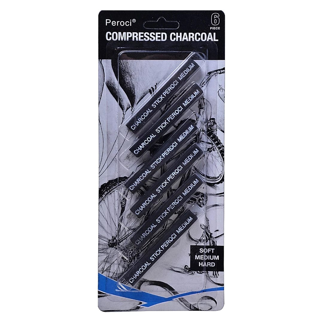 PEROCI COMPRESSED CHARCOAL Peroci - Compressed Charcoal - 6 Pieces - Item #CC6