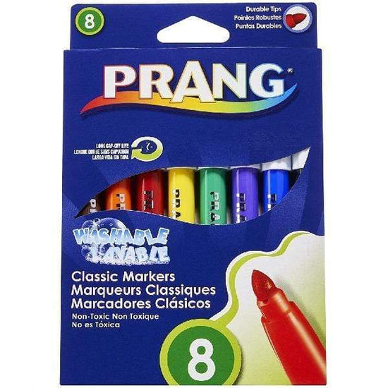 PRANG CLASSIC MARKERS Prang - Classic Markers - 8 Colours - Washable