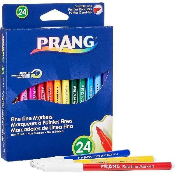 PRANG FINE MARKERS Prang - Fine Line Markers - 24 Colours