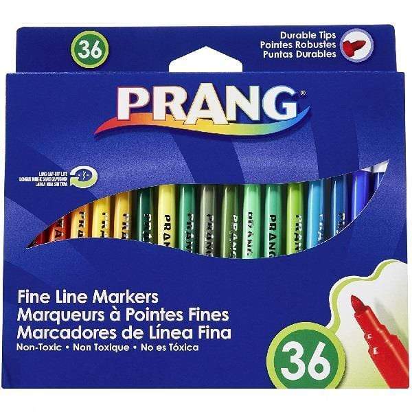 PRANG FINE MARKERS Prang - Fine Line Markers - 36 Colours