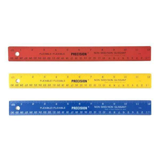 Precision - Colourful Metal Rulers - 12 Edge – Gwartzman's Art Supplies