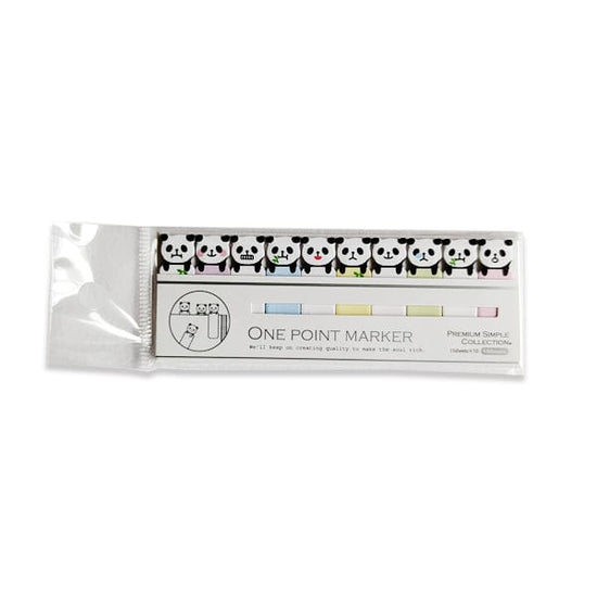Premium Co. Stationery One Point Marker - Sticky Page Markers - Panda Party - Item #751004