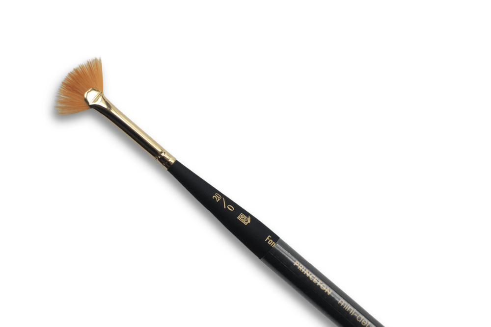 
                
                    Load image into Gallery viewer, Princeton Artist Brush Co. Specialty Brush Princeton - Mini-Detailer - Series 3050 - Fan - #20/0
                
            