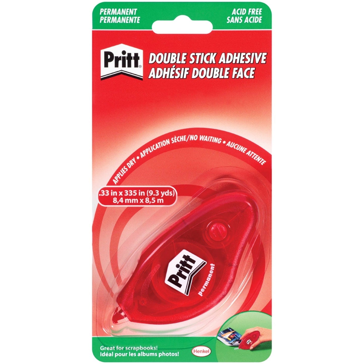 Pritt Adhesive Dispenser Pritt - Double Stick Adhesive - Permanent - Item #10-00740-0
