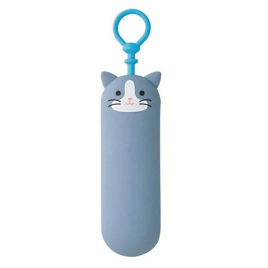 PuniLabo Novelty GREY CAT Punilabo - Cute Animal Key Cases