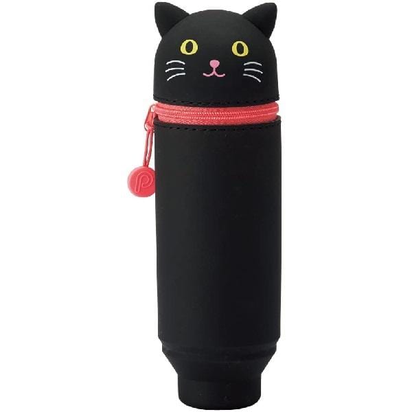 PUNILABO PENCIL CASE BLACK CAT Punilabo - Stand Up Pencil Cases - 8"
