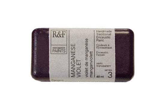 R&F Encaustics Manganese Violet R&F - Encaustic Paints - 40mL Cakes - Series 3