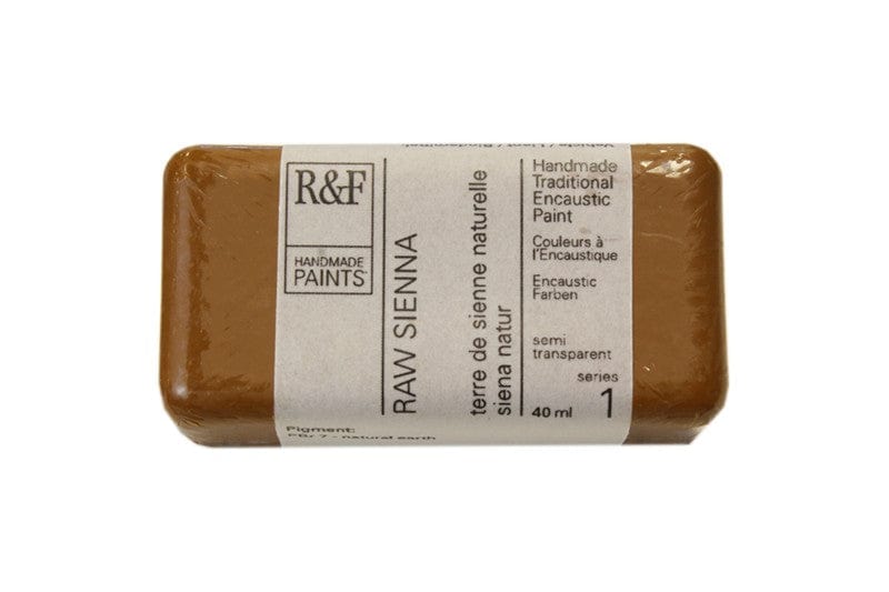 
                
                    Load image into Gallery viewer, R&amp;amp;F Encaustics Raw Sienna R&amp;amp;F - Encaustic Paints - 40mL Cakes - Series 1
                
            