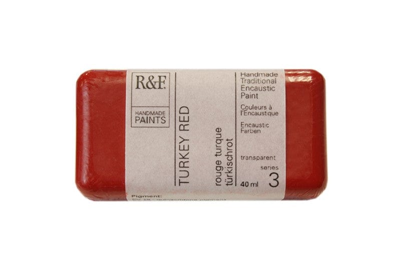 R&F Encaustics Turkey Red R&F - Encaustic Paints - 40mL Cakes - Series 3