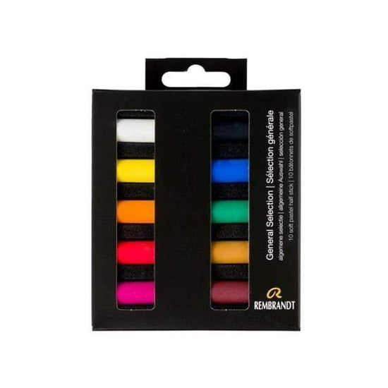 REMBRANDT SOFT PASTEL Rembrandt Soft Pastels Set of 10 - General Selection