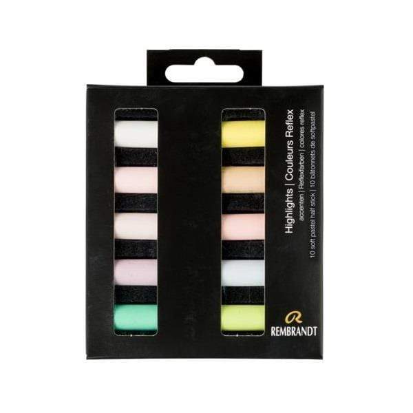 Load image into Gallery viewer, REMBRANDT SOFT PASTEL Rembrandt Soft Pastels Set of 10 - Highlights
