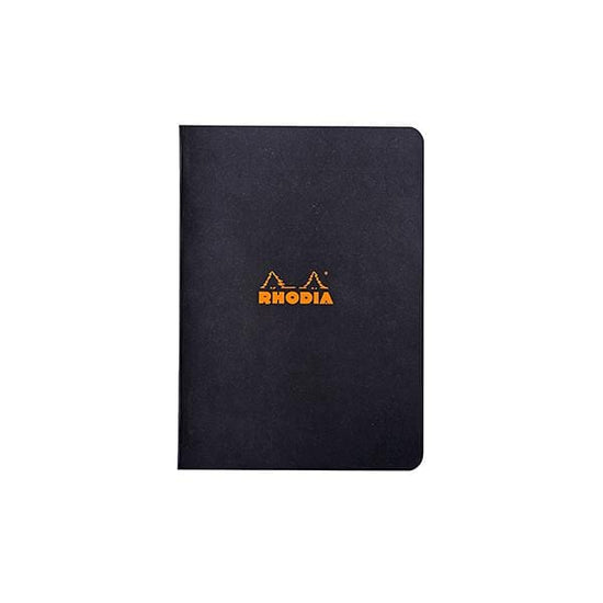 RHODIA NOTEBOOK BLACK Rhodia Classic Notebook Lined - 5.8x8.2"