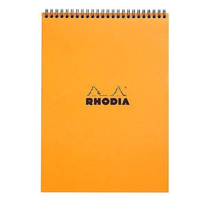 
                
                    Load image into Gallery viewer, RHODIA NOTEPAD COIL ORANGE Rhodia Wirebound Pad Lined - 8.2x11.7&amp;quot;
                
            
