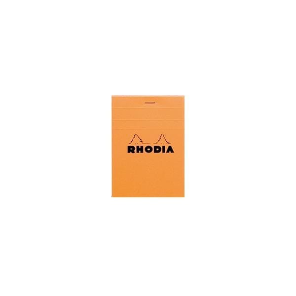 RHODIA Notepad - Gridpaper ORANGE Rhodia - Top-Stapled Notepads - Grid Paper - 3x4"