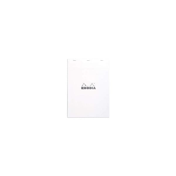 RHODIA Notepad - Ruled WHITE - 11601 Rhodia - Top-Stapled Notepads - Lined Paper - 2.9x4.1"