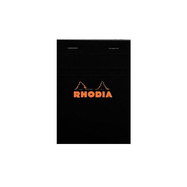 RHODIA PAD BLACK Rhodia Stapled Pad Grid - 4x5.75"