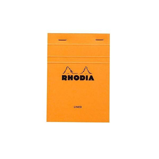 RHODIA PAD ORANGE Rhodia Stapled Pad Lined - 4x5.75"