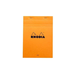 RHODIA PAD ORANGE Rhodia Stapled Pad Lined - 5.75x8.25"