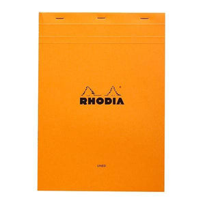 
                
                    Load image into Gallery viewer, RHODIA PAD ORANGE Rhodia Stapled Pad Lined - 8.2x11.7&amp;quot;
                
            