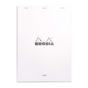 
                
                    Load image into Gallery viewer, RHODIA PAD WHITE Rhodia Stapled Pad Lined - 8.2x11.7&amp;quot;
                
            
