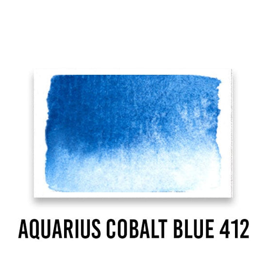 ROMAN SZMAL W/C FULL PANS AQUARIUS COBALT BLUE 412 Roman Szmal - Aquarius Watercolours - Individual Full Pans -  Series 4