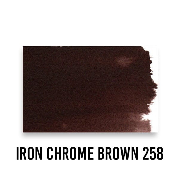 ROMAN SZMAL W/C FULL PANS IRON CHROME BROWN 258 Roman Szmal - Aquarius Watercolours - Individual Full Pans -  Series 2