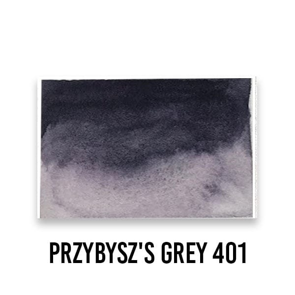 ROMAN SZMAL W/C FULL PANS PRZYBYSZ'S GREY 401 Roman Szmal - Aquarius Watercolours - Individual Full Pans -  Series 4