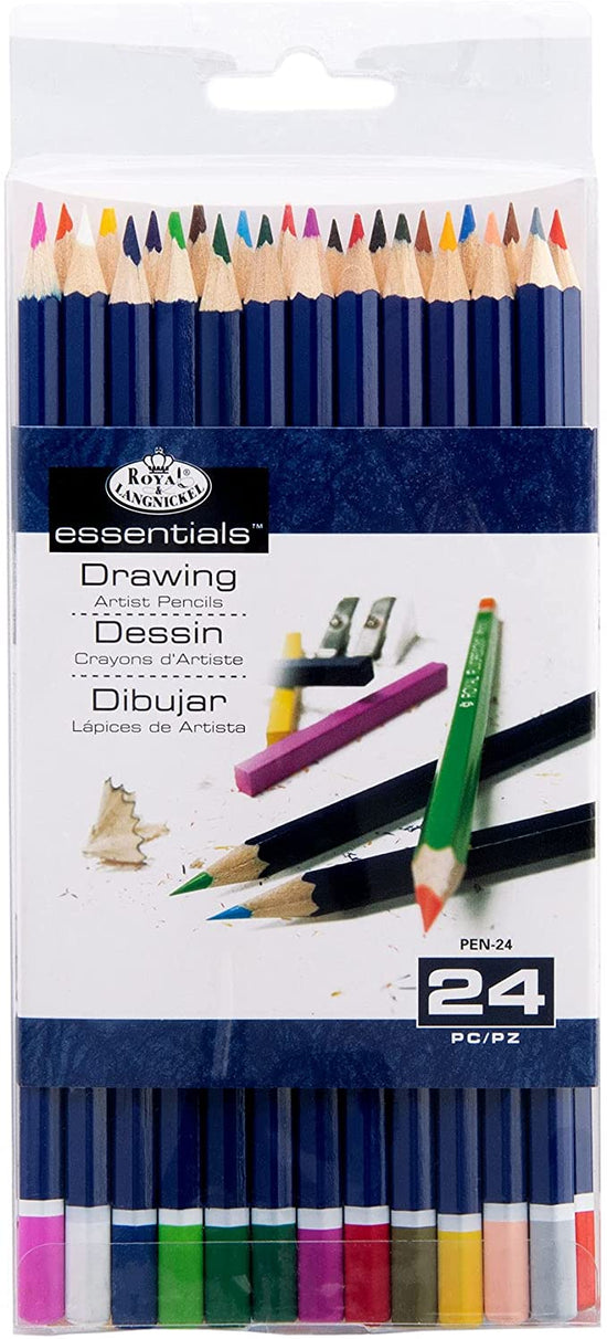 ROYAL LANGNICKEL COLOUR PENCIL SET Royal & Langnickel - Colour Pencil Set - 24 Pieces - Item #PEN-24