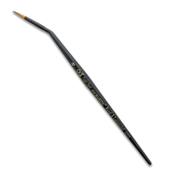 ROYAL LANGNICKEL Mini Brush Royal & Langnickel - Majestic Mini - Tight Spot Detailer Brush- Size 0 - Item #R4200TS-0
