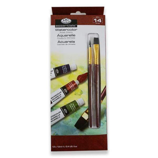 ROYAL LANGNICKEL WC PAINT SET Royal Langnickel - Watercolour Paint Set - 12x12ml - 2 Brushes Included