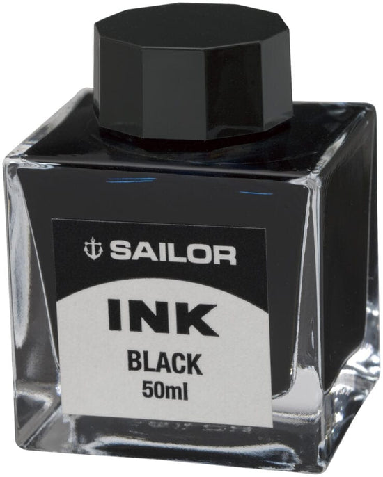 SAILOR Ink BLACK Sailor - Dye Based Ink - 50mL Bottles